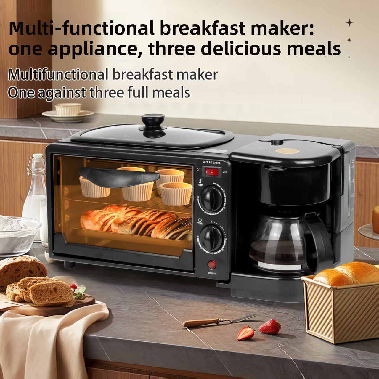 Multifunctional breakfast machine