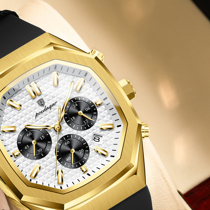Multifunctional Calendar Mens Watch