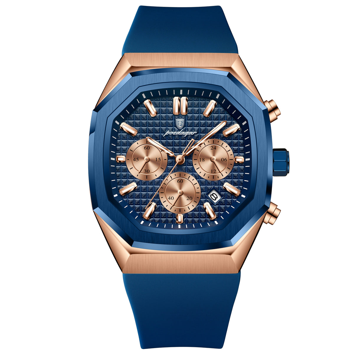 Multifunctional Calendar Mens Watch