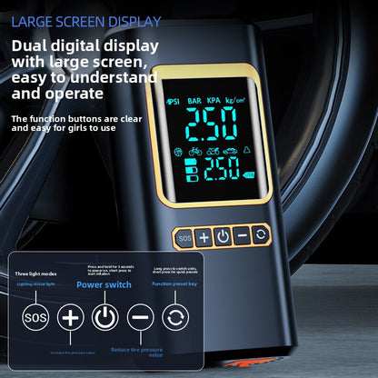 Multifunctional Car Air Pump Emergency Jump Starter