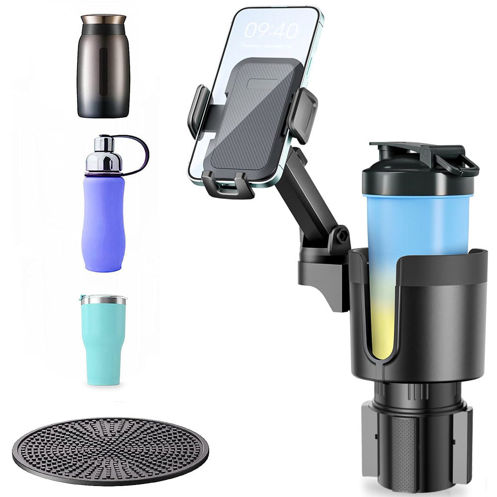 Multifunctional Car Cup and Phone Holder
