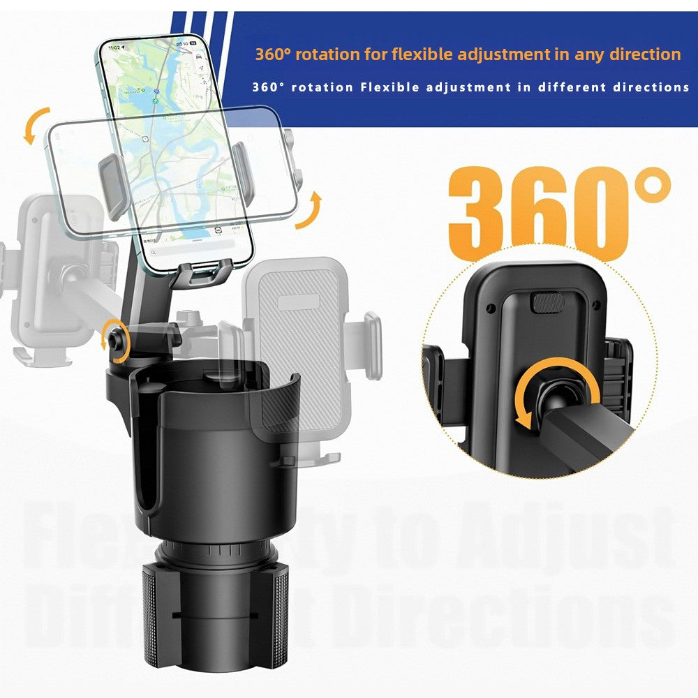 Multifunctional Car Cup and Phone Holder