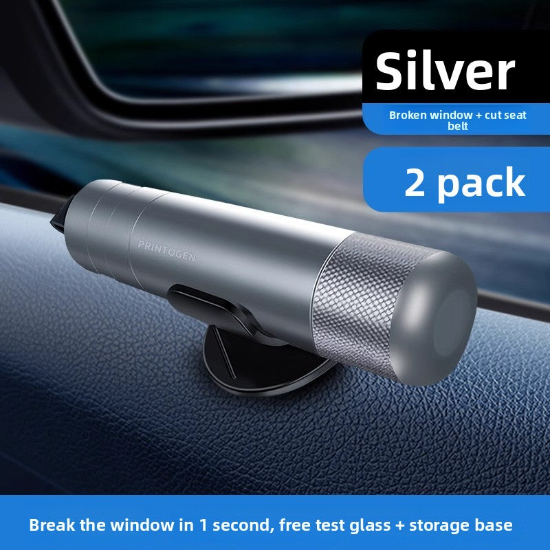 Multifunctional Car Emergency Safety Hammer with Window Breaker and Seatbelt Cutter