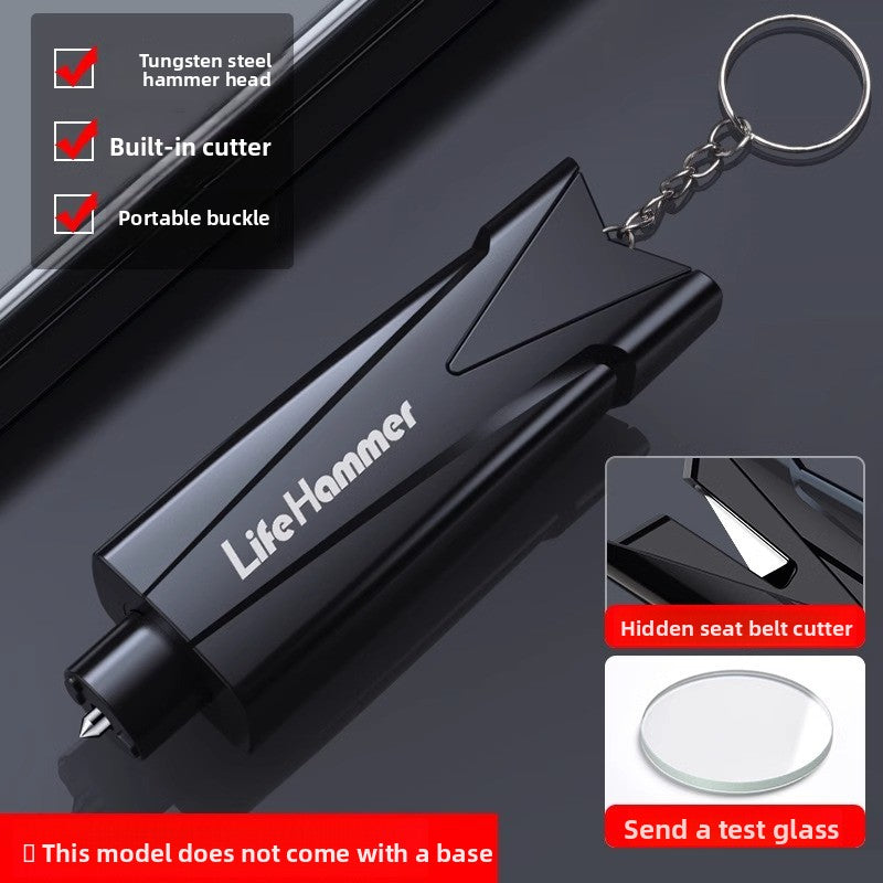 Multifunctional Car Emergency Safety Hammer with Window Breaker and Seatbelt Cutter