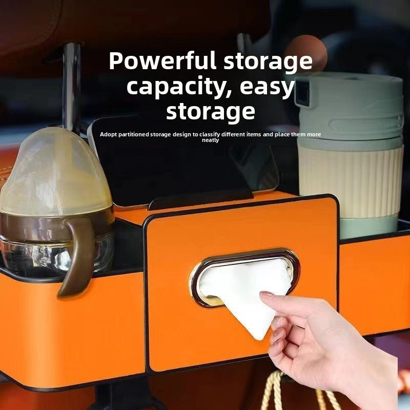 Multifunctional Car Seat Back Storage Organizer