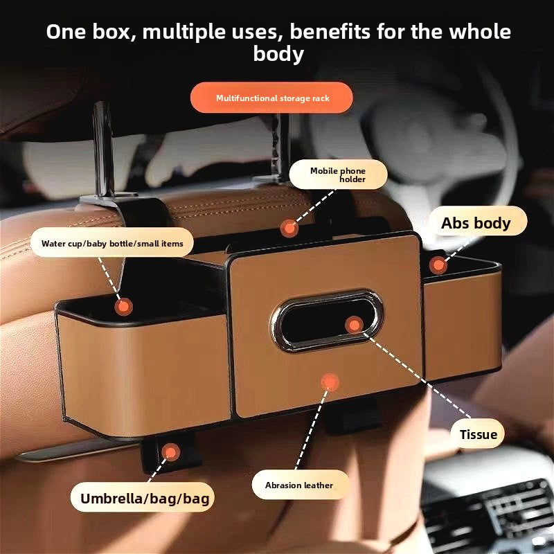 Multifunctional Car Seat Back Storage Organizer
