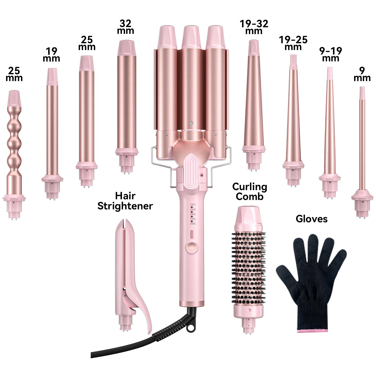 Multifunctional Ceramic Curling Iron