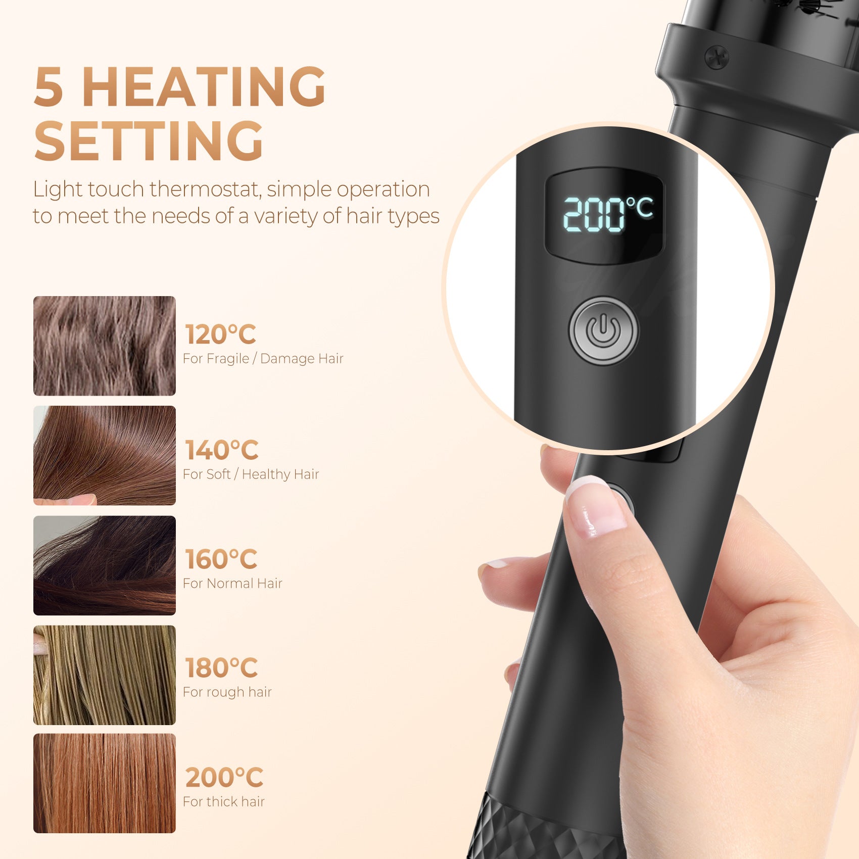Multifunctional curling iron