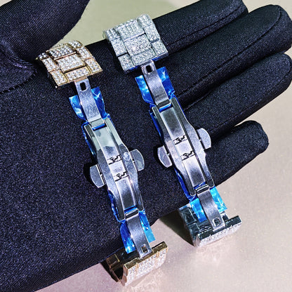 Multifunctional Diamond Square Watch