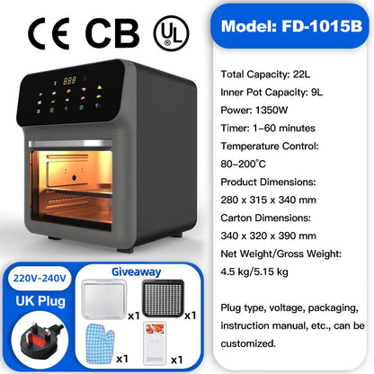 Multifunctional Digital Air Fryer Oven