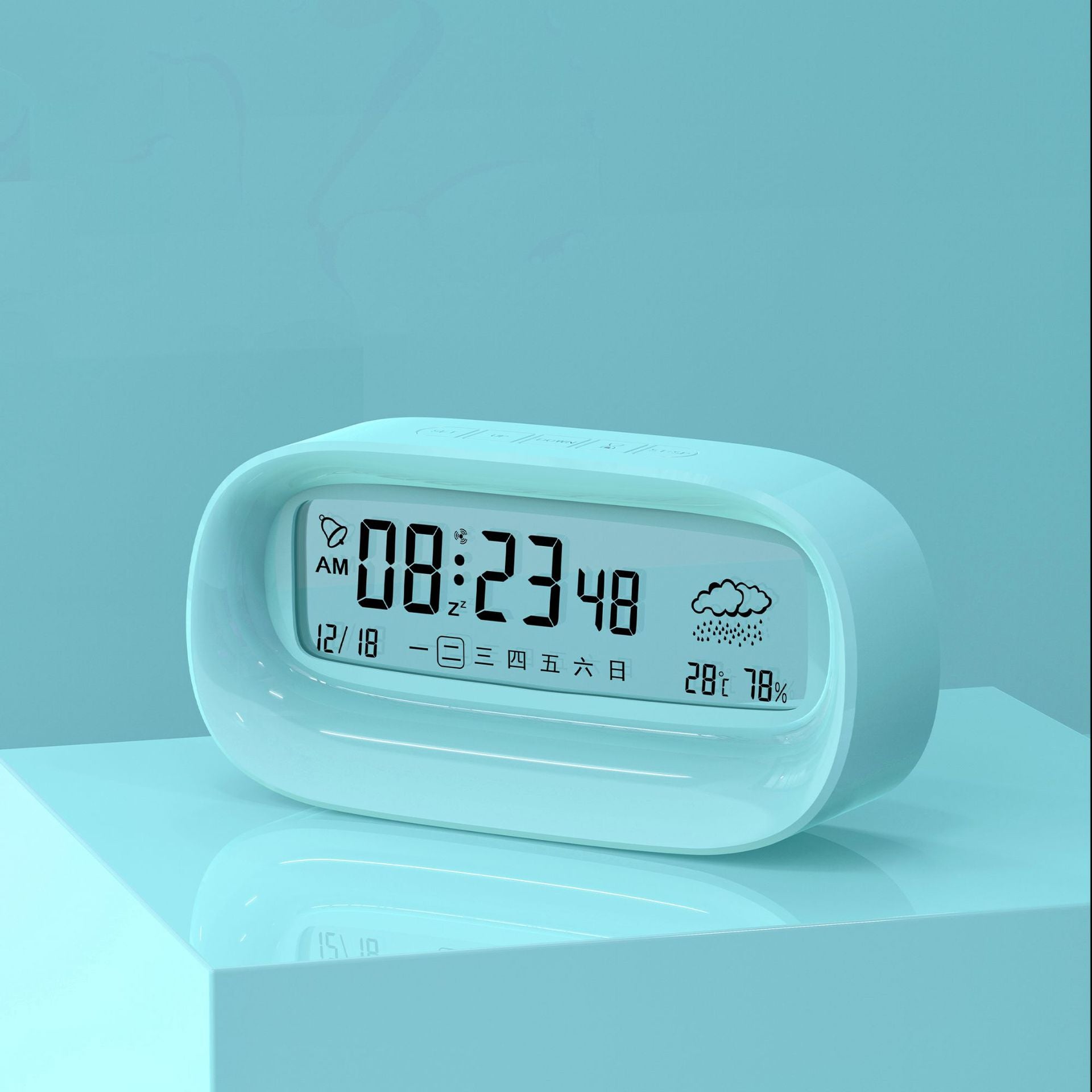Multifunctional Digital Alarm Clock with Night Light