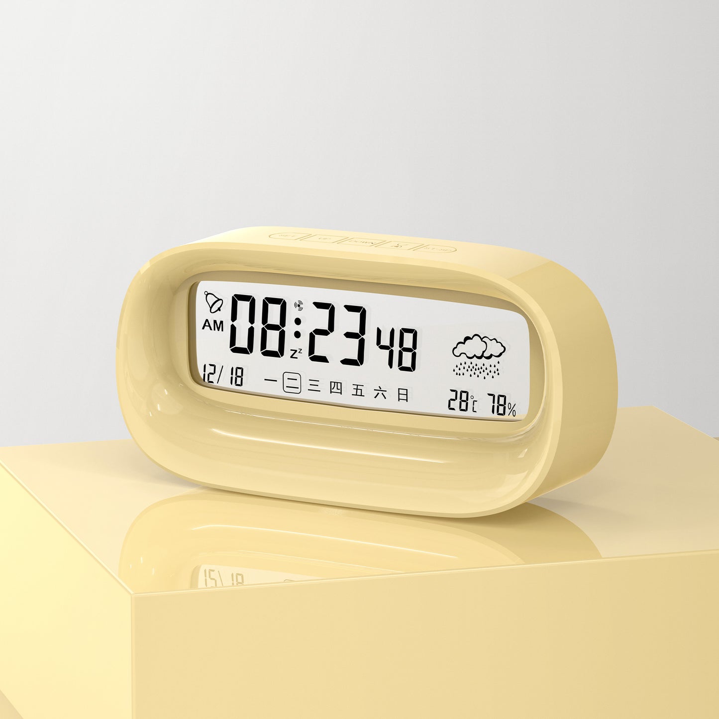 Multifunctional Digital Alarm Clock with Night Light