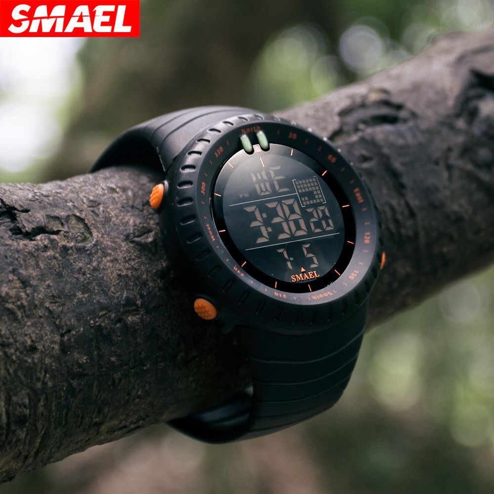 Multifunctional Digital Sports Watch with Luminous Display