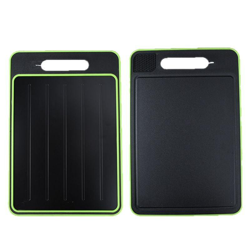 Multifunctional Double-Sided Plastic Cutting Board with Sharpener
