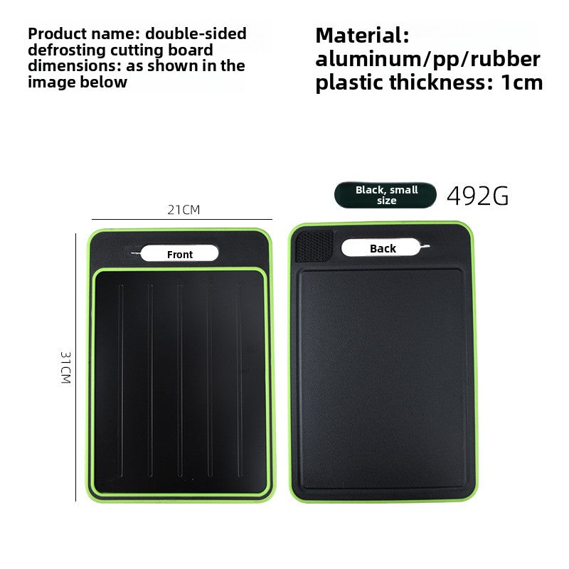Multifunctional Double-Sided Plastic Cutting Board with Sharpener