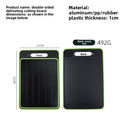 Multifunctional Double-Sided Plastic Cutting Board with Sharpener