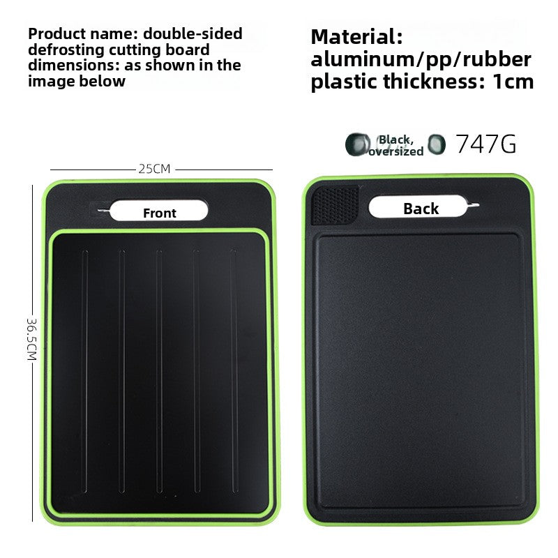 Multifunctional Double-Sided Plastic Cutting Board with Sharpener