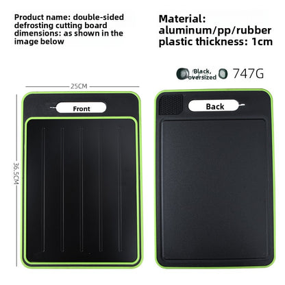Multifunctional Double-Sided Plastic Cutting Board with Sharpener