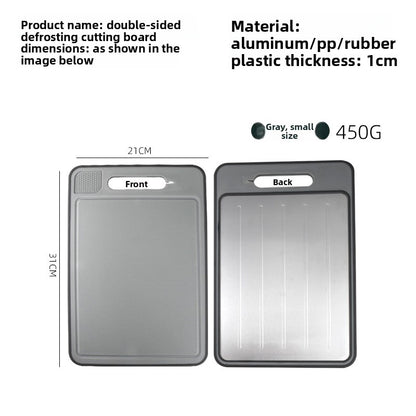 Multifunctional Double-Sided Plastic Cutting Board with Sharpener