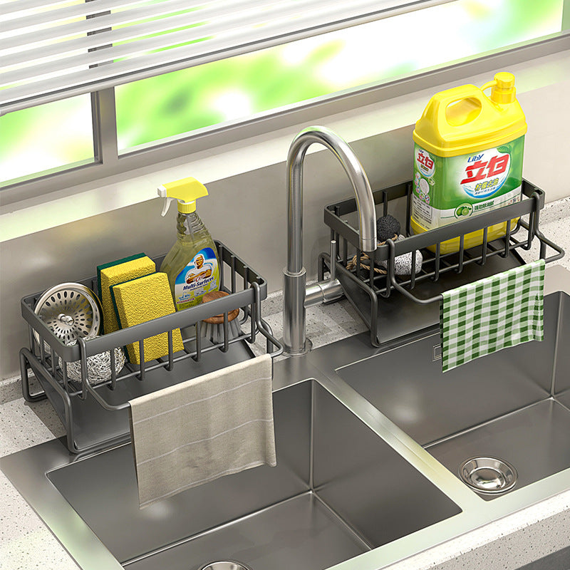 Multifunctional draining rack