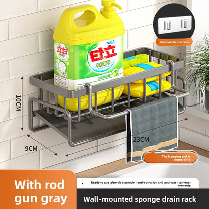Multifunctional draining rack