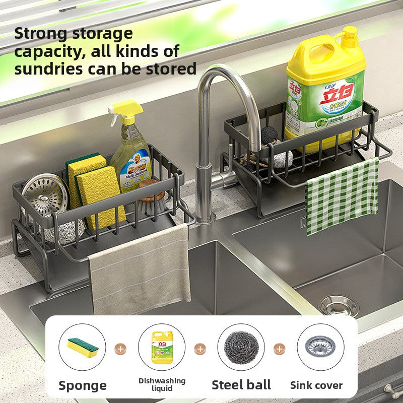 Multifunctional draining rack