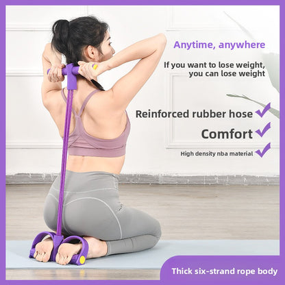 Multifunctional Elastic Pedal Tension Rope for Full Body Workout