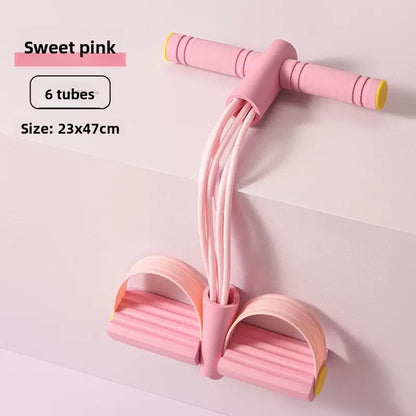 Multifunctional Elastic Pedal Tension Rope for Full Body Workout