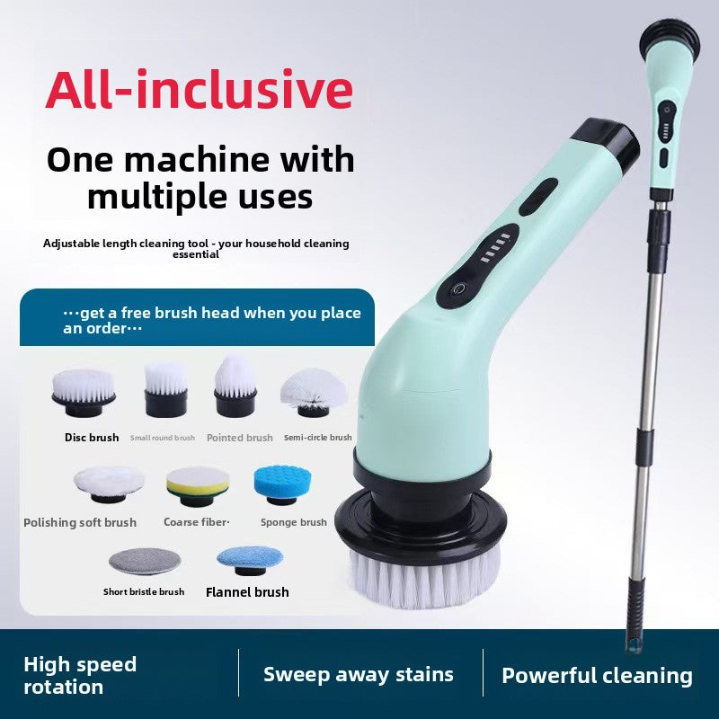 Multifunctional Electric Cleaning Brush for Household Surfaces