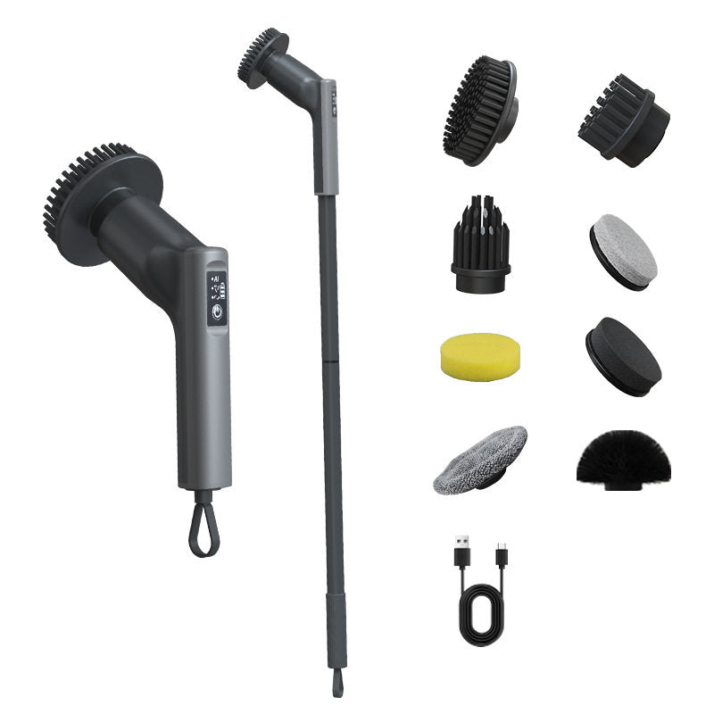 Multifunctional Electric Cleaning Brush with 8 Brush Heads