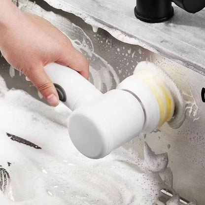 Multifunctional Electric Cleaning Brush with Multiple Heads