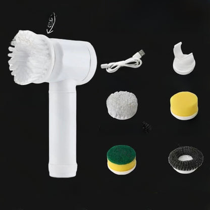 Multifunctional Electric Cleaning Brush with Multiple Heads