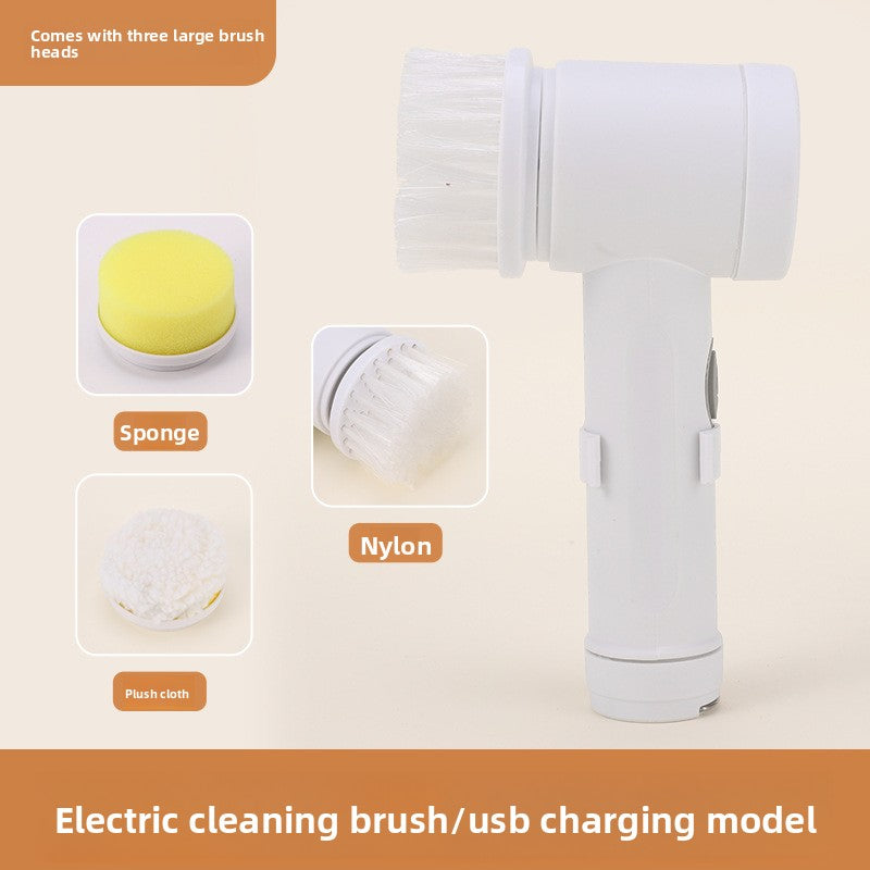 Multifunctional Electric Cleaning Brush with Multiple Heads