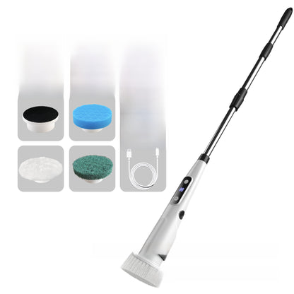 Multifunctional Electric Cleaning Brush with Telescopic Handle