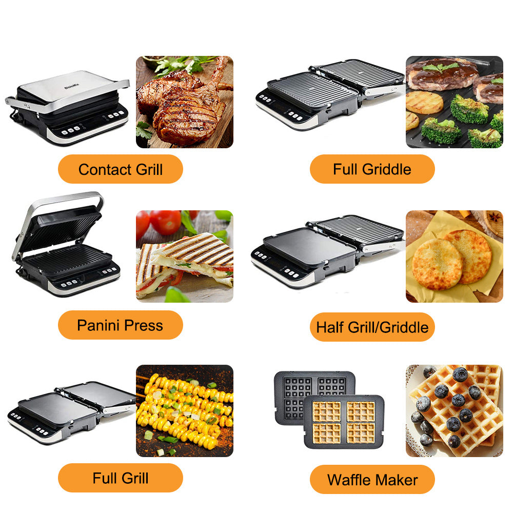 Multifunctional Electric Contact Grill