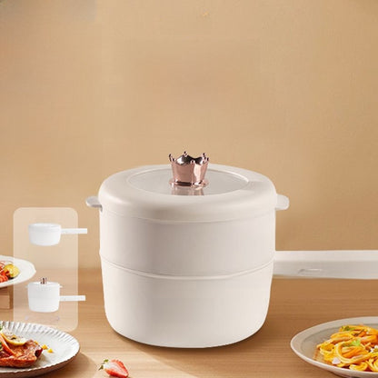 Multifunctional Electric Cooking Pot with Steamer