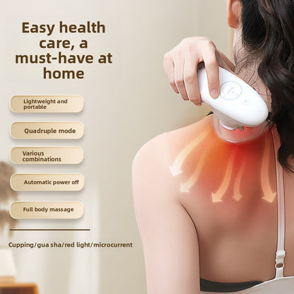 Multifunctional electric cupping scraping