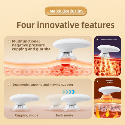 Multifunctional electric cupping scraping