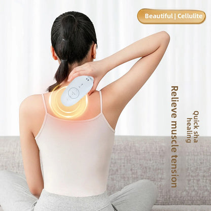 Multifunctional electric cupping scraping