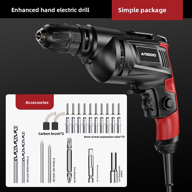 Multifunctional Electric Hand Drill with Adjustable Speed