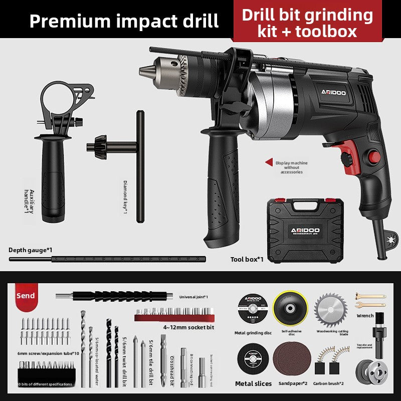 Multifunctional Electric Hand Drill with Adjustable Speed