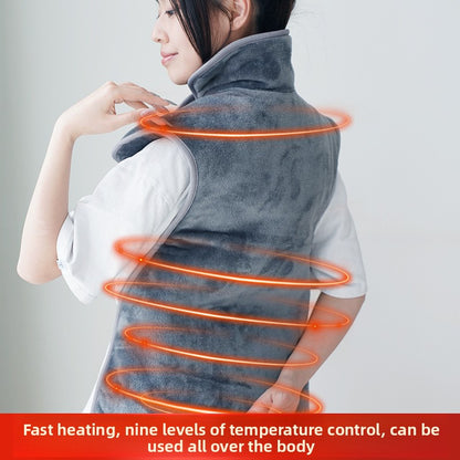 Multifunctional Electric Heating Pad for Back and Shoulder Pain Relief