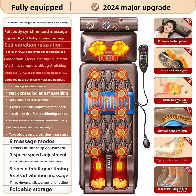 Multifunctional Electric Massager for Neck Back Waist Relief