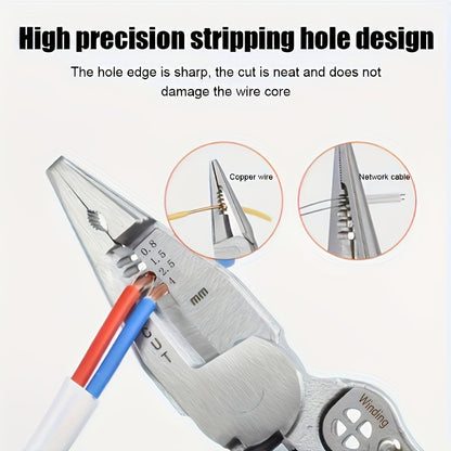Multifunctional Electrician Wire Stripper Tool