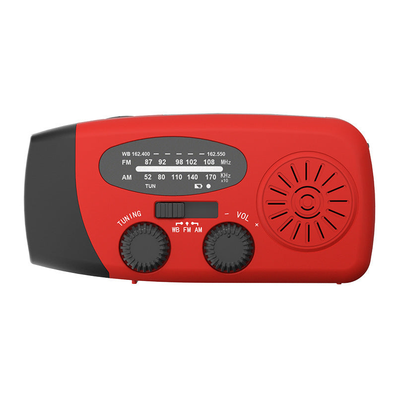 Multifunctional Emergency Radio with Flashlight and SOS Alarm