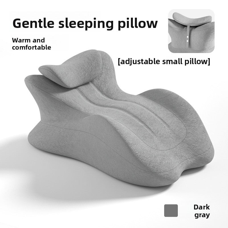 Multifunctional ergonomic pillow for sleeping face down, suitable for using mobile phones or reading, slow rebound pillow for couples.