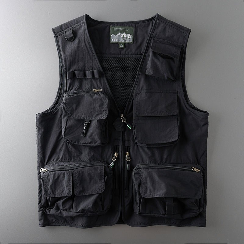Multifunctional Flap Pocket pants Tactical parka Photography Vest