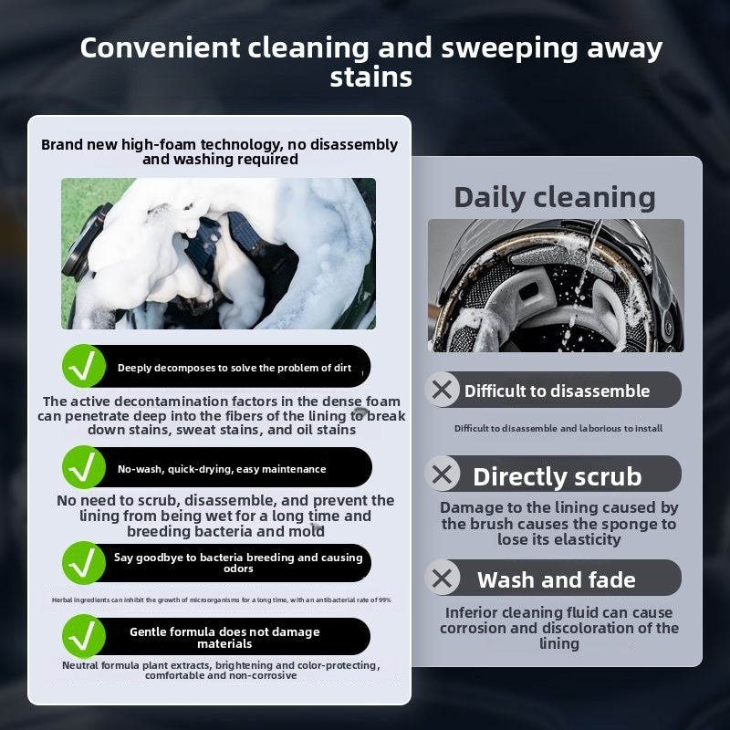 Multifunctional foam cleaner