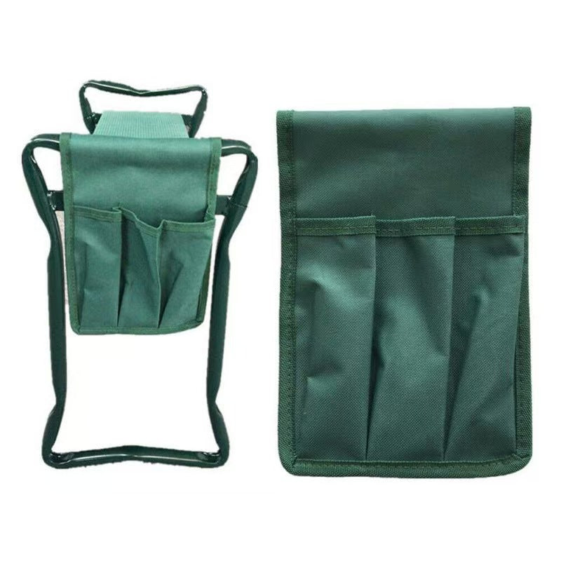 Multifunctional Foldable Garden Kneeling Stool with Storage Bag
