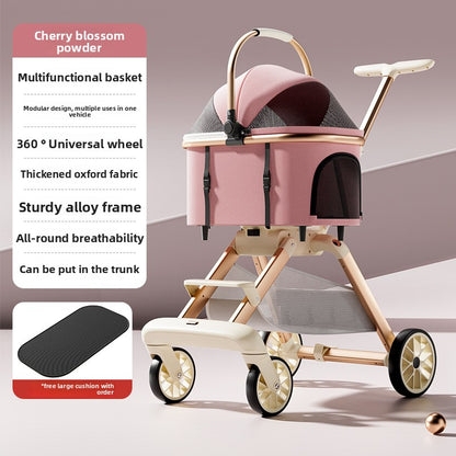 Multifunctional Foldable Pet Stroller
